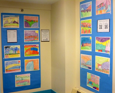2015 Art Showcase: First Grade Student Work Sample