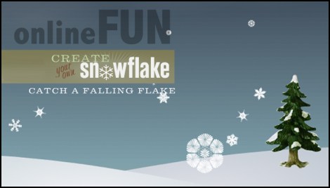 Create your own snowflake with this fun online application.